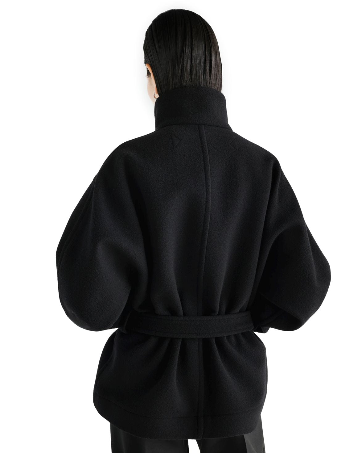 Short Duffle Coat Black