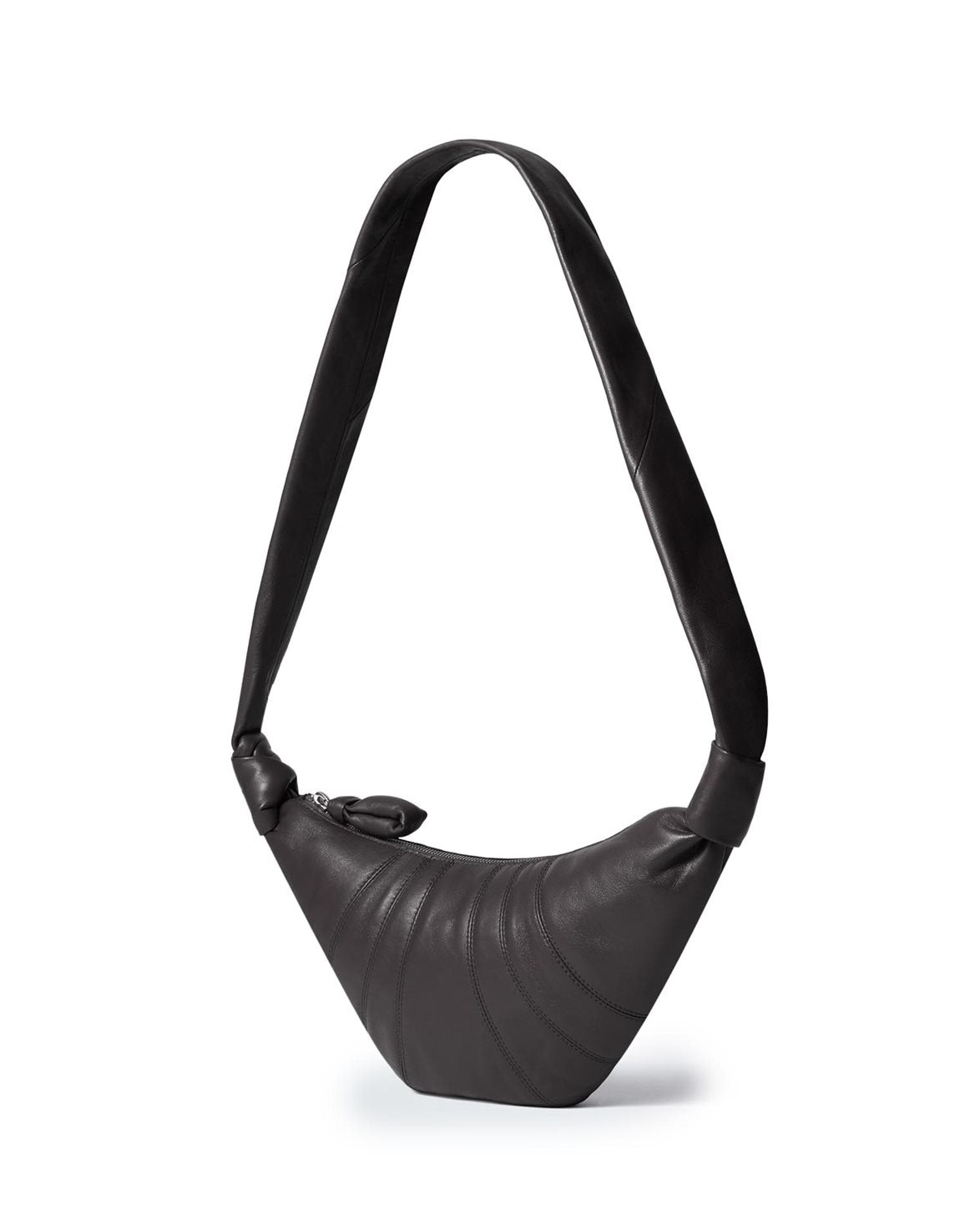 Small Croissant Bag Nappa Leather Dark Chocolate