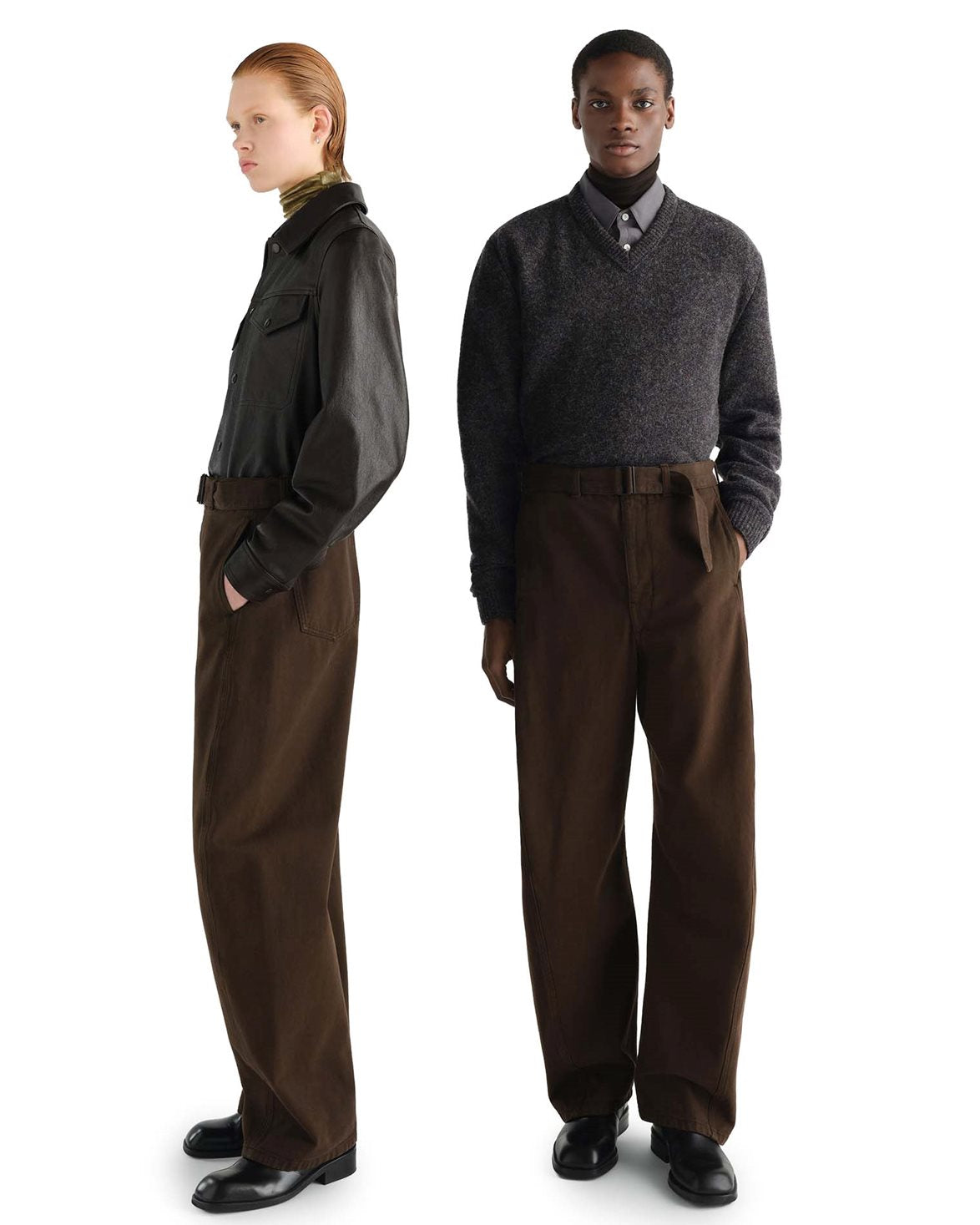 Twisted Belted Pants Risretto