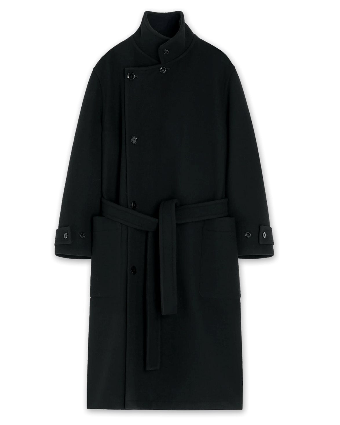 Wrap Coat Black
