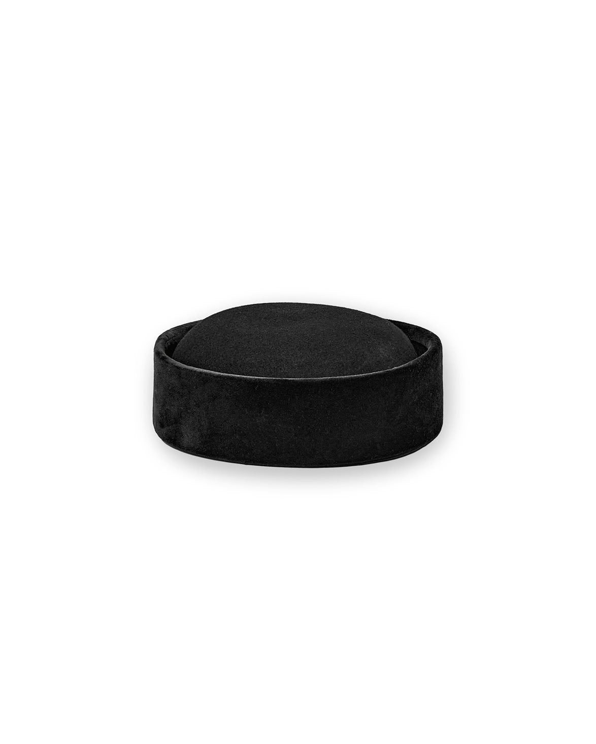 Jackie Pillbox Hat Black