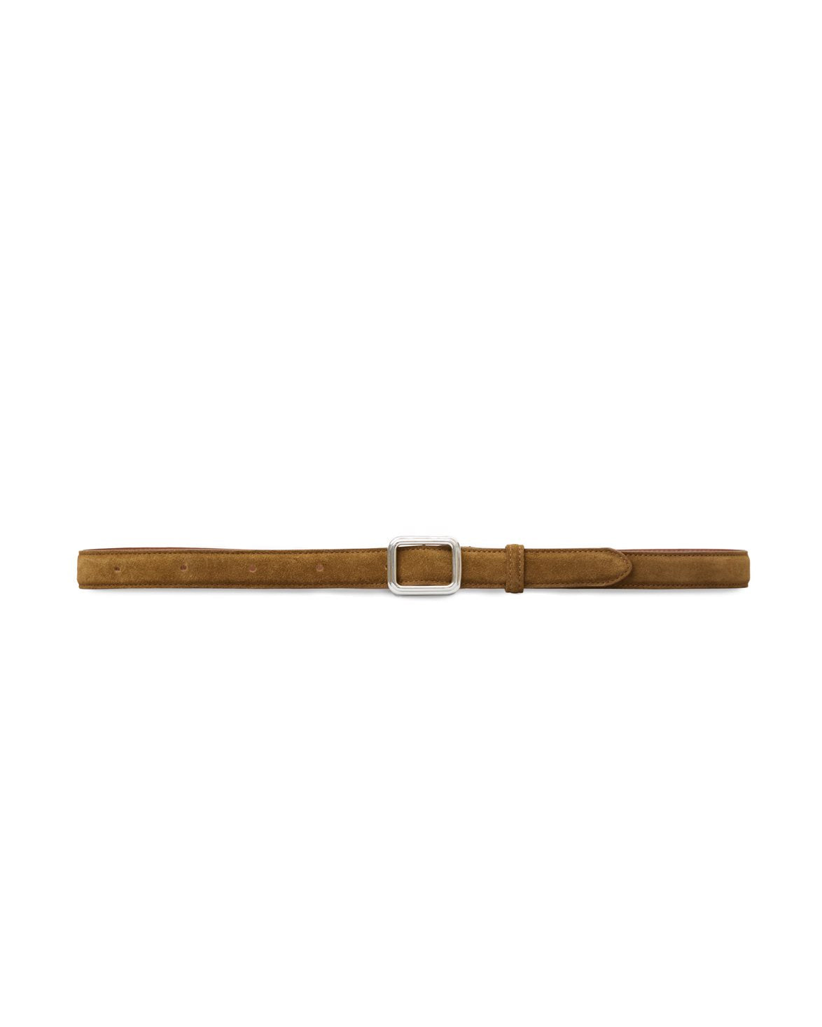 The Georgia Wide Belt Maple Brown Suede