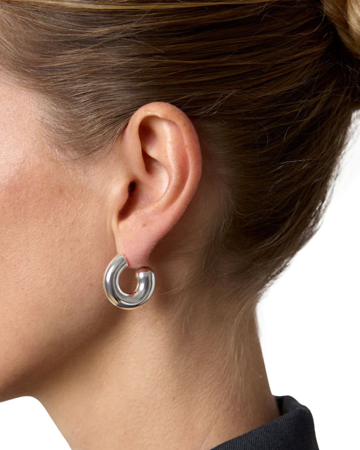 The Rose Earrings Silver