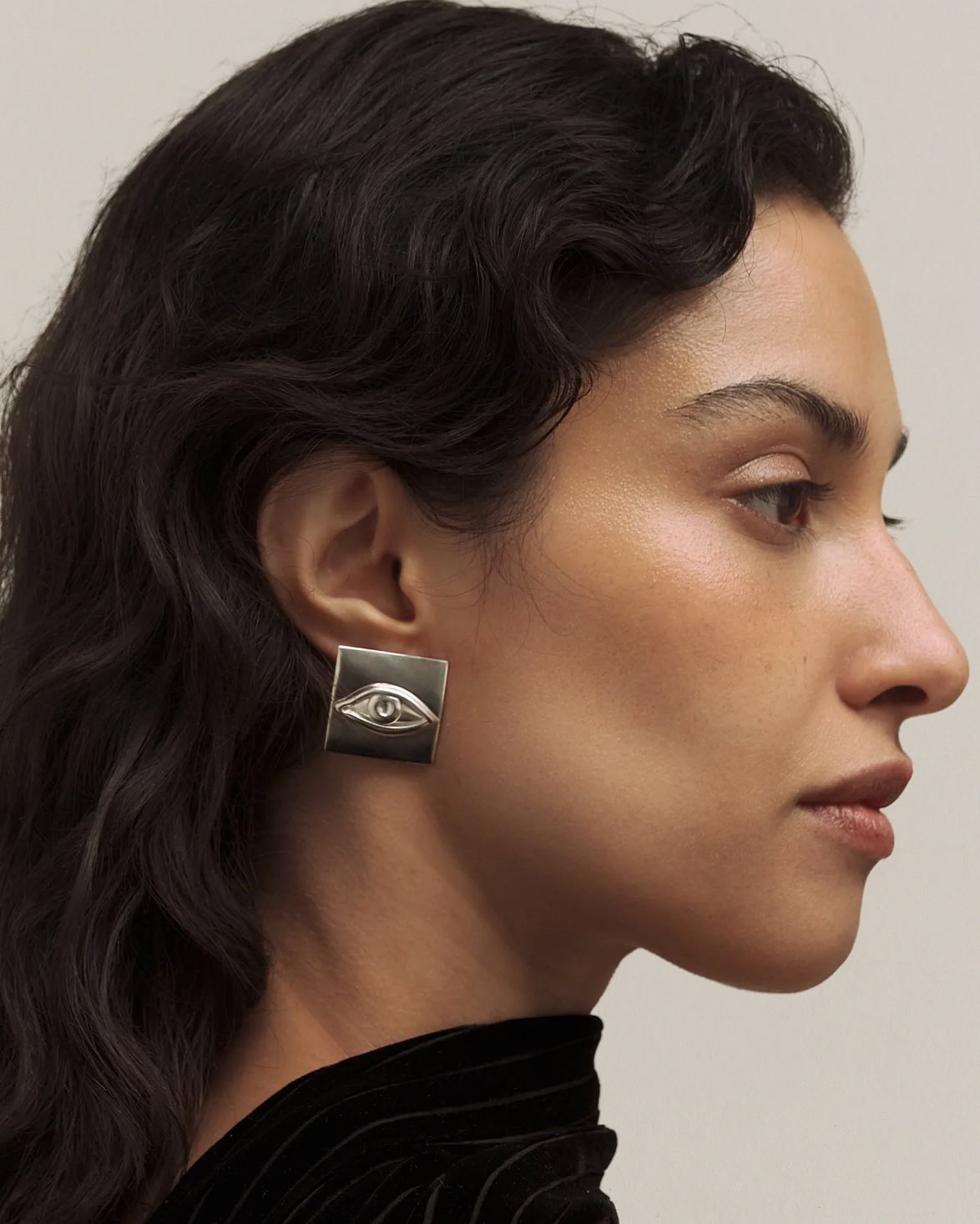 Ain Mid Earrings Silver