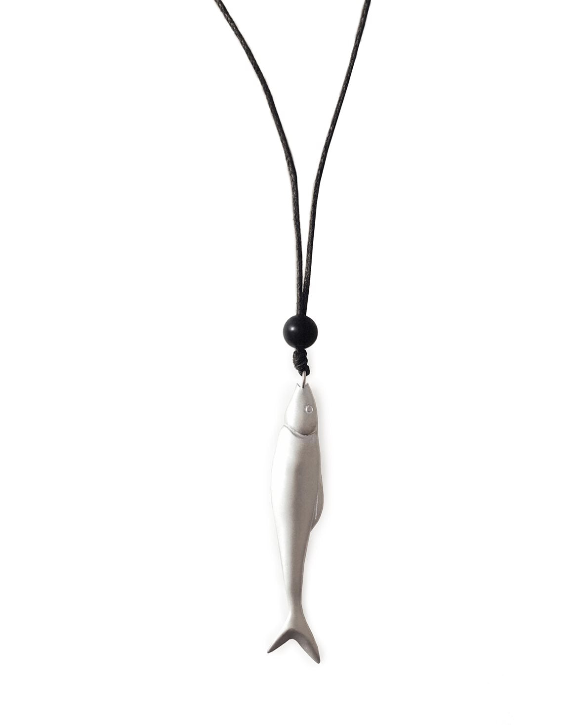 Marée Necklace Silver/Black