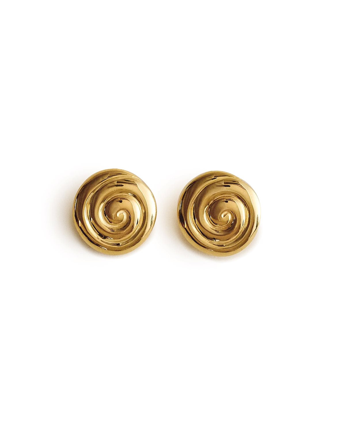 Uzu Mid Earrings Gold Vermeil