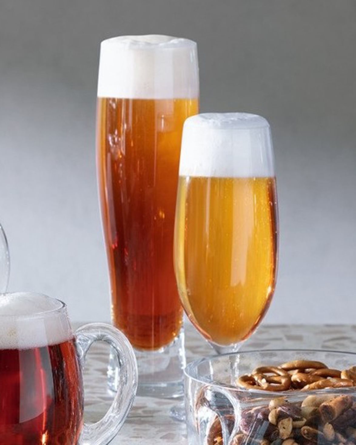 Bar Pilsner Glass Set Of 2 Clear