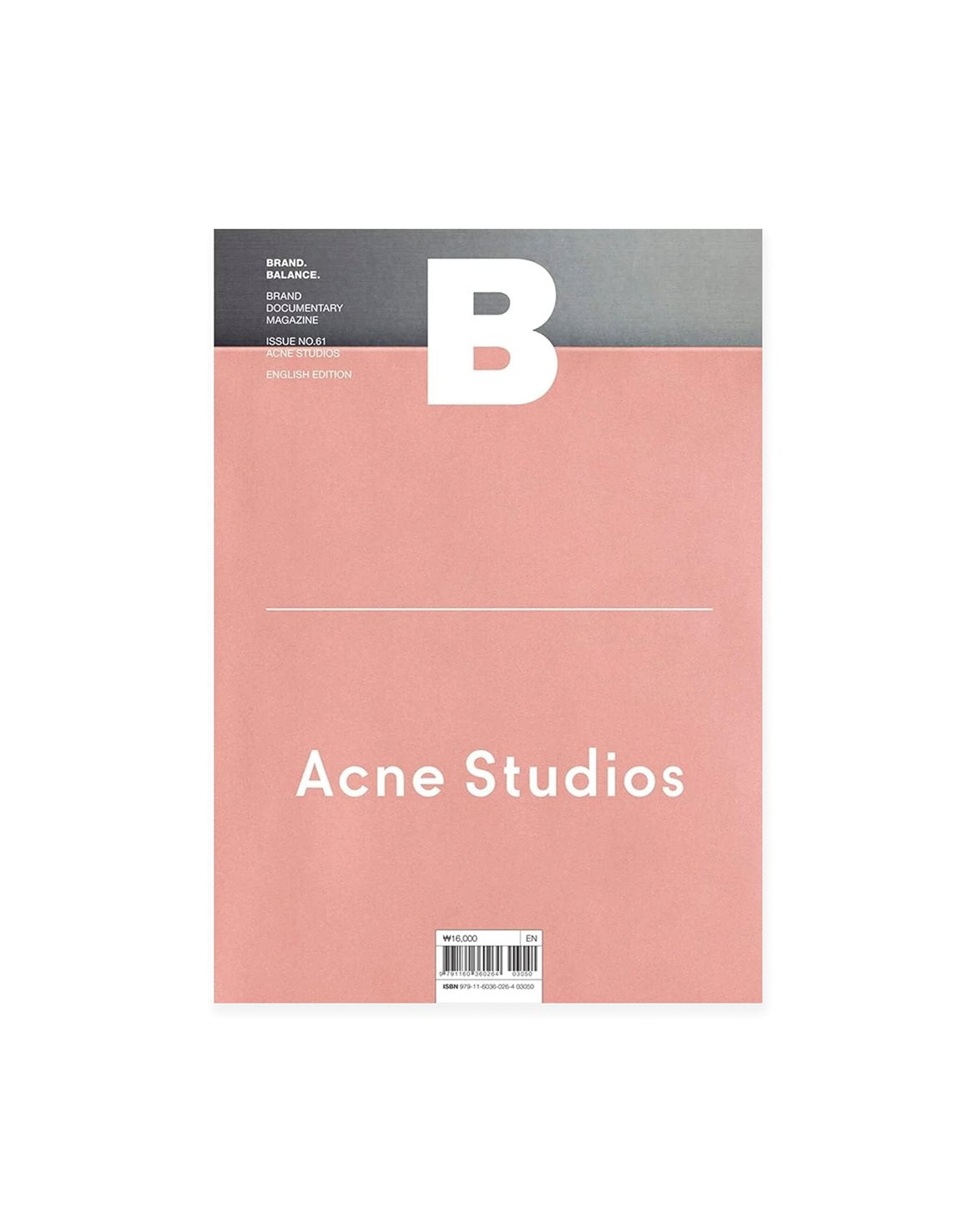 Magazine B Issue 61 - Acne Studios