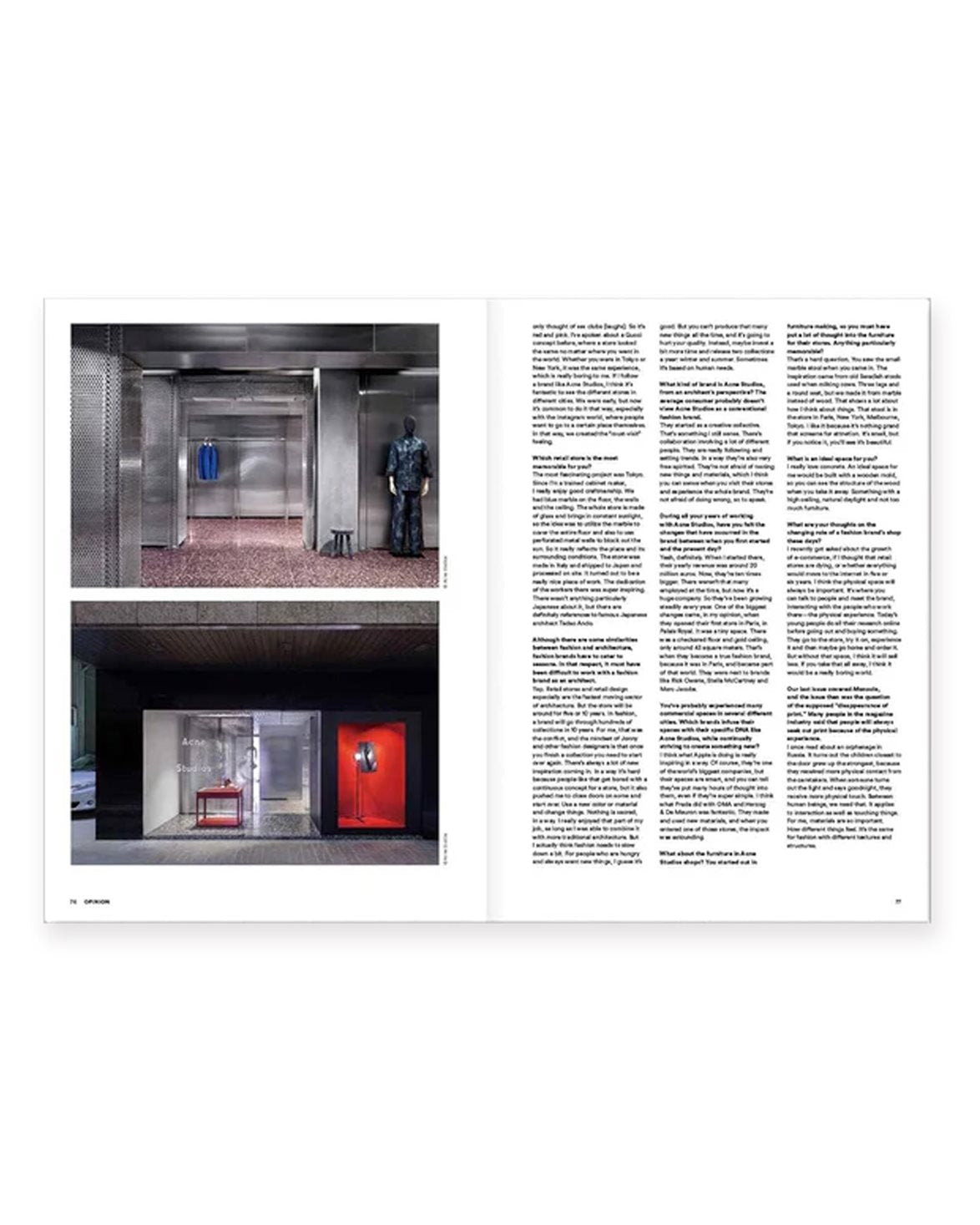 Magazine B Issue 61 - Acne Studios