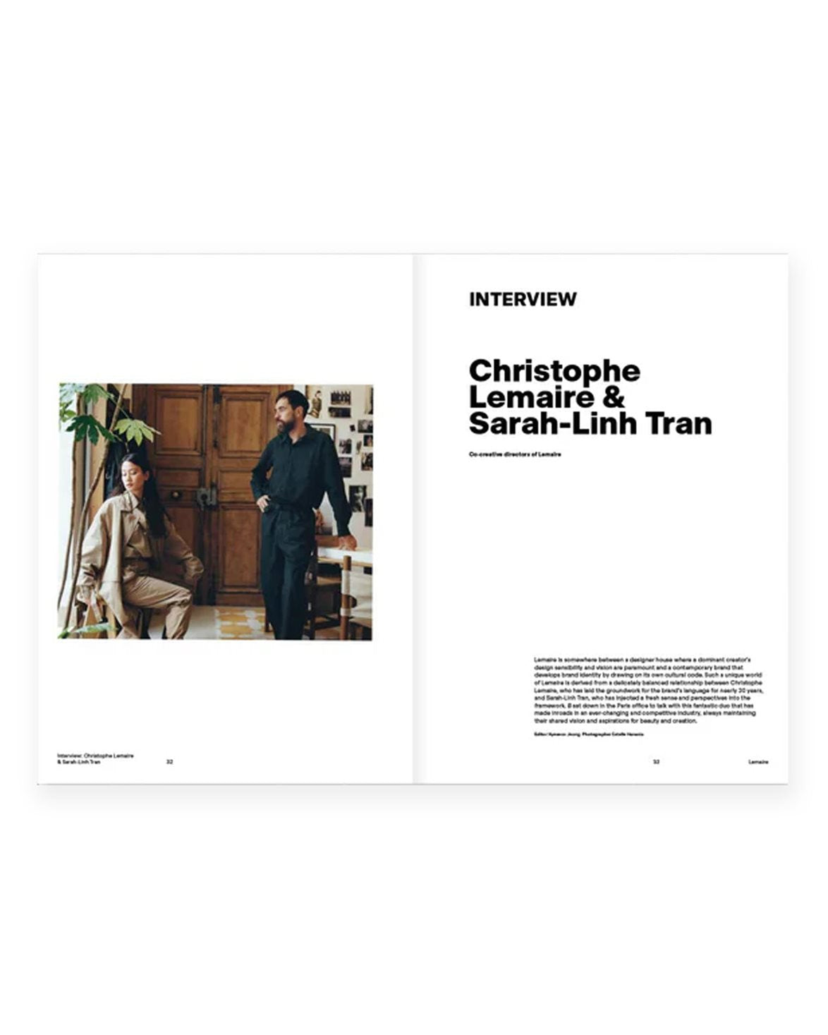Magazine B Issue 90 - Lemaire