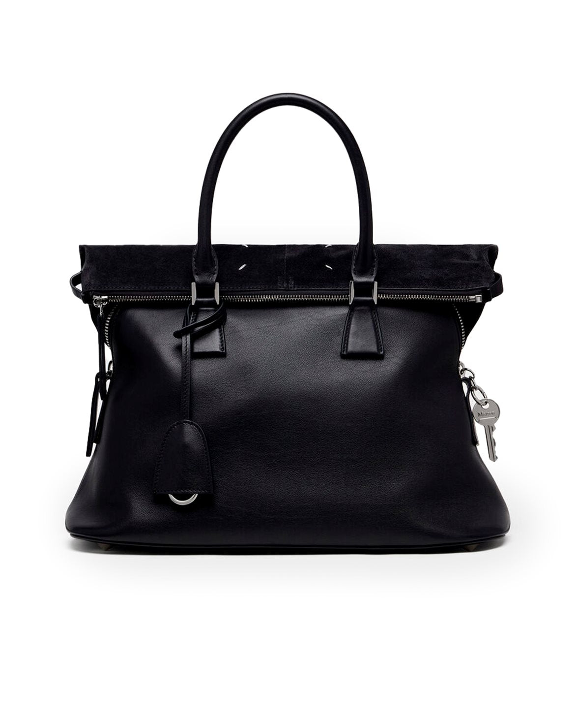 5AC Soft Medium Shoulder Bag Dark Grey