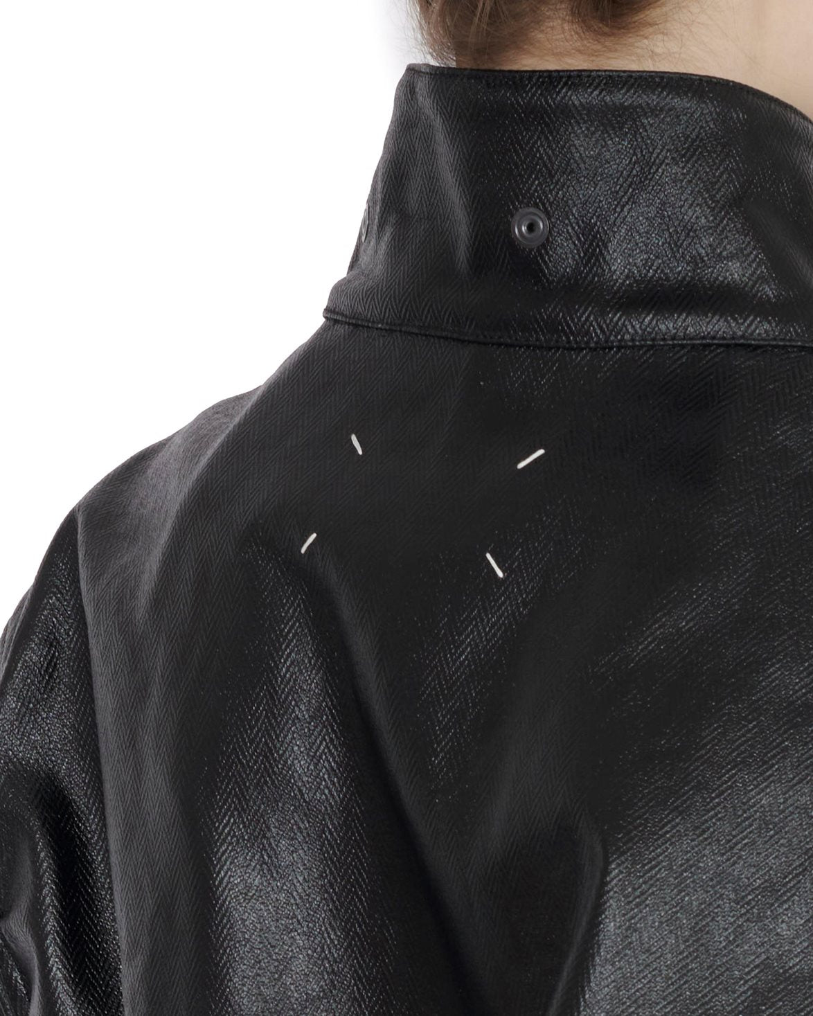 Belted Coated Jacket Black