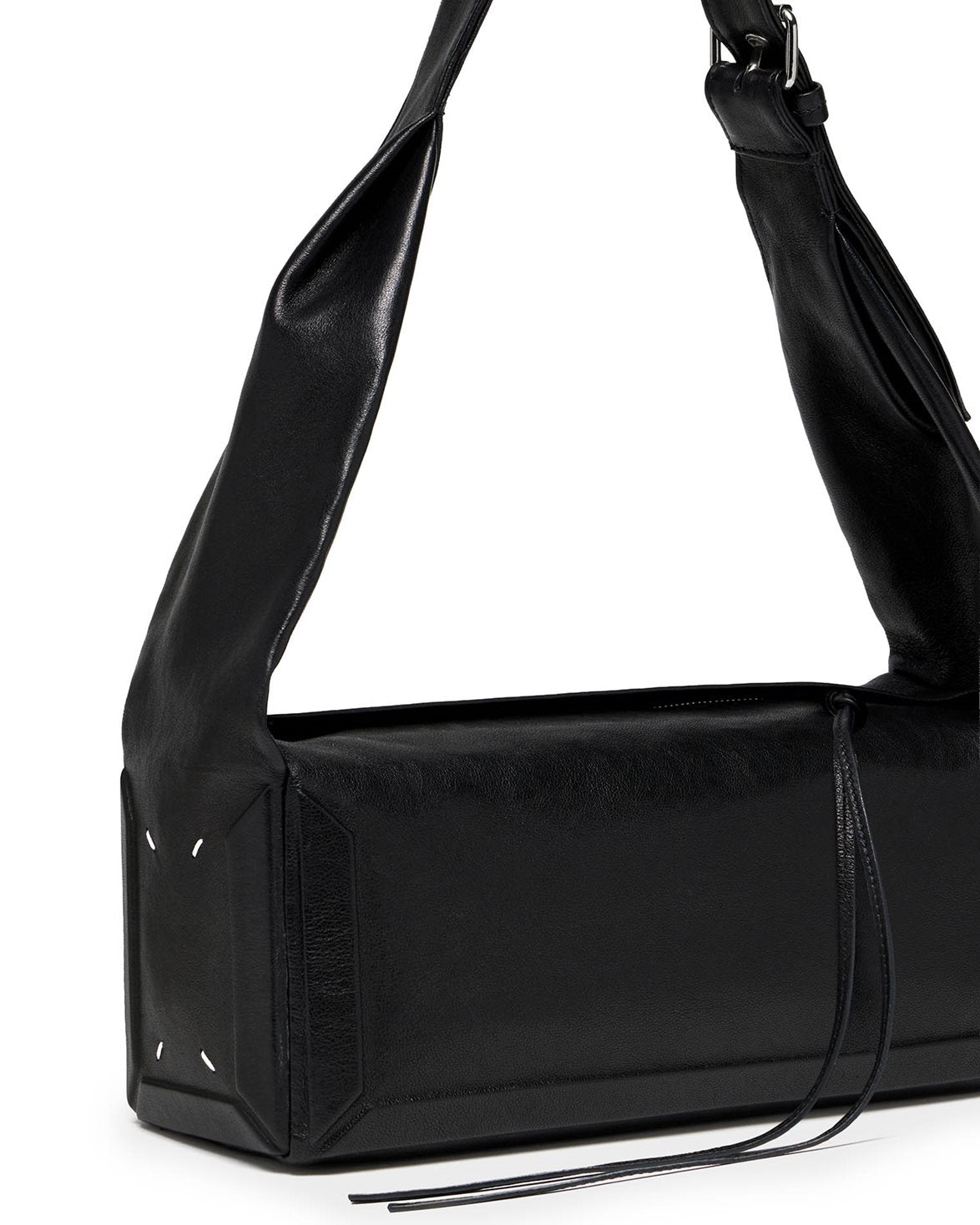 Medium East West Box Bag Black