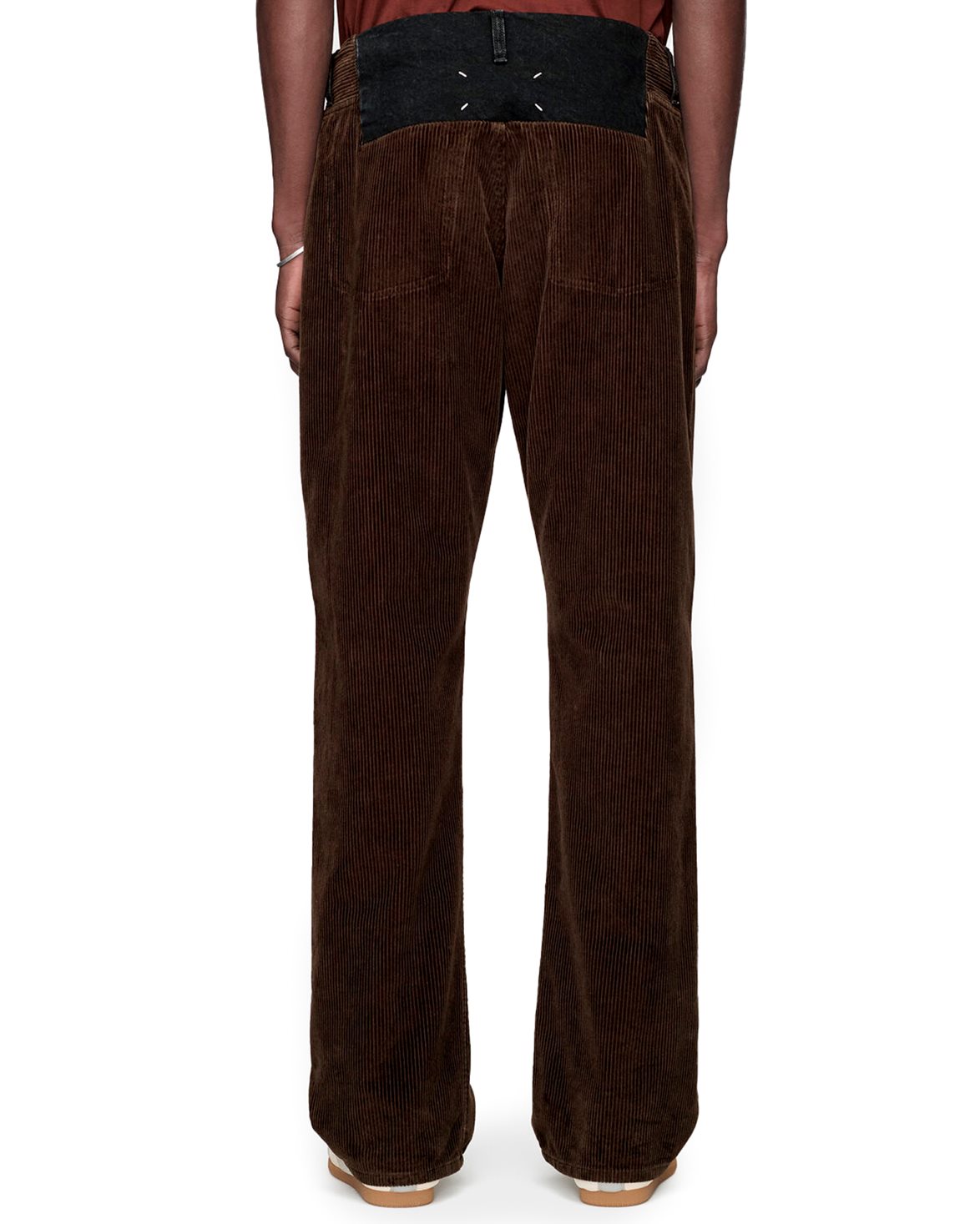 Re-Worked Waistless Trousers Dark Brown