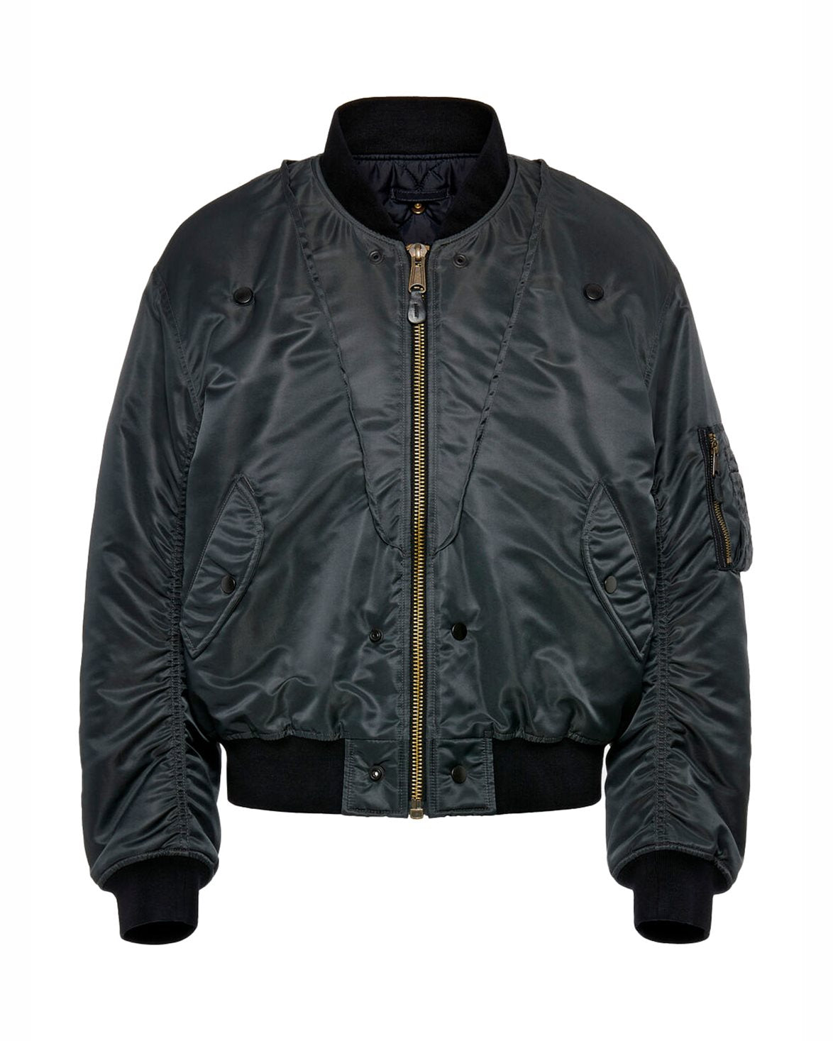Reversible Bomber Jacket 	Dark Grey