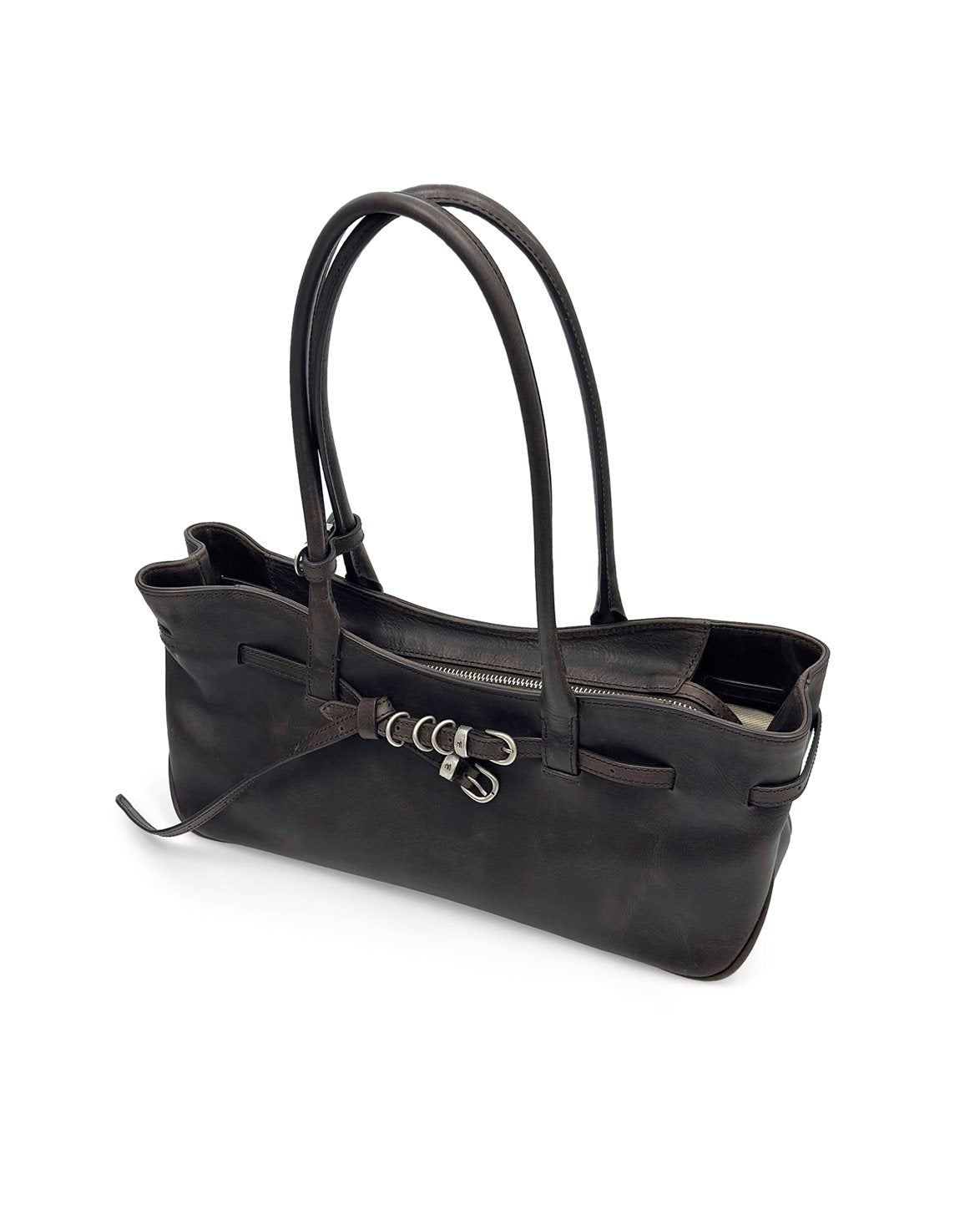Grandma Used Shoulder Bag Sepia