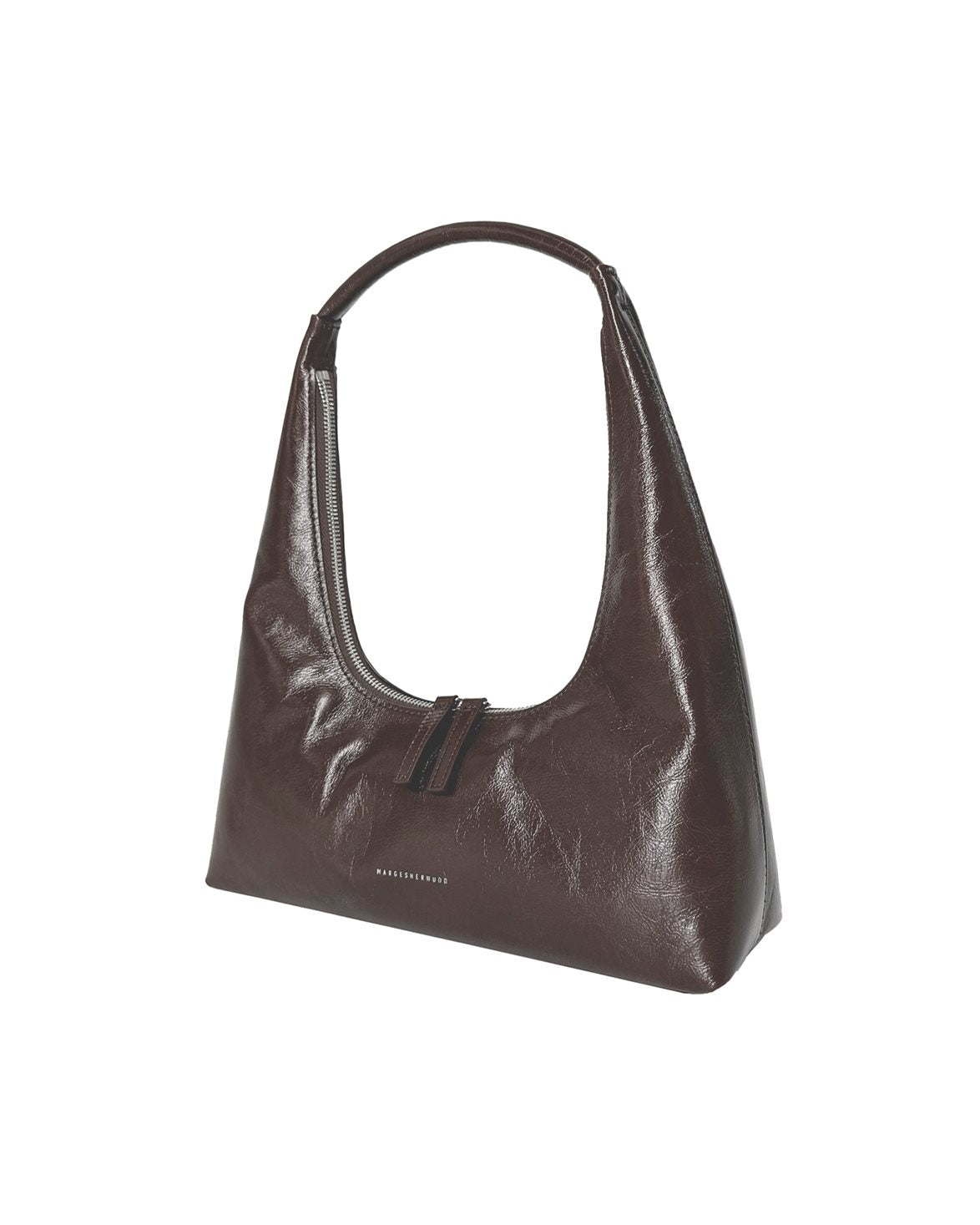 Hobo Shoulder Bag Mocha Crinkle