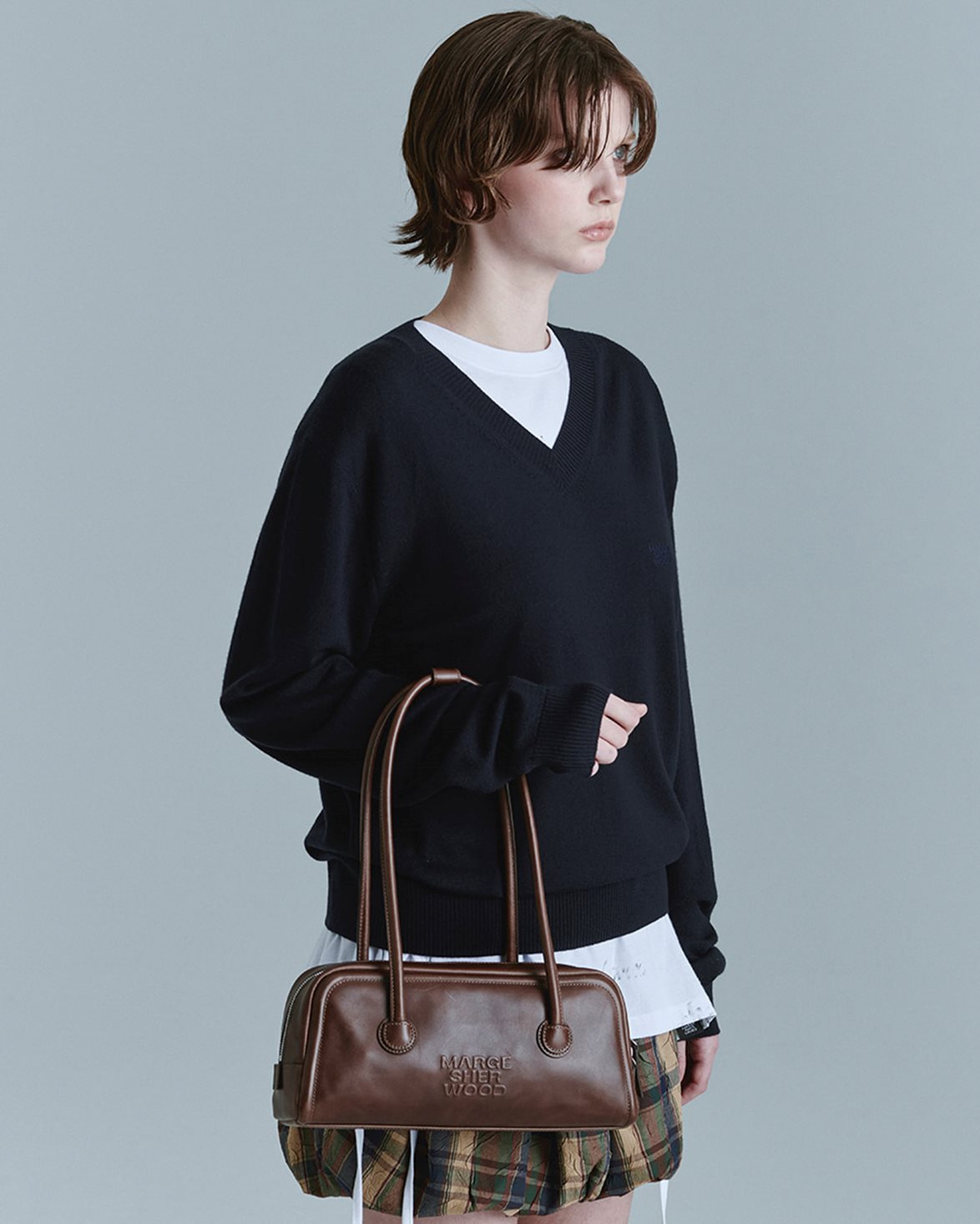 Soft Boston EW Bag Washed Brown