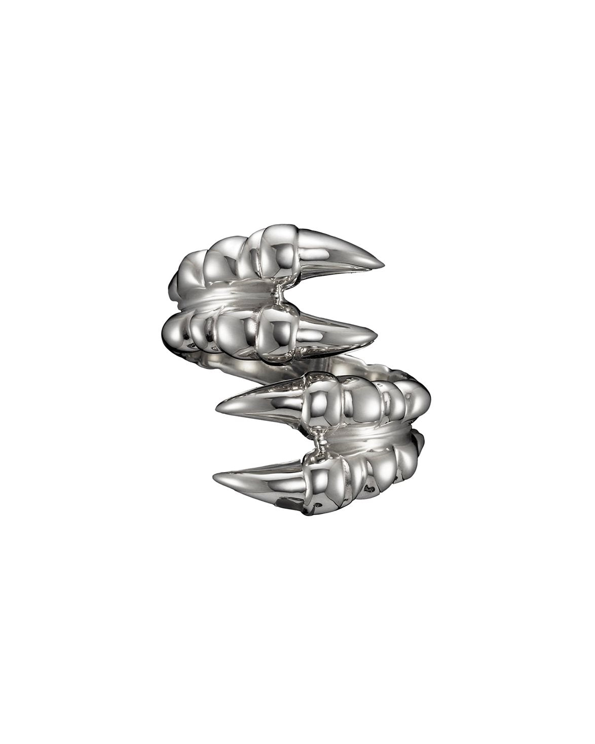 Claw Double Ring Silver