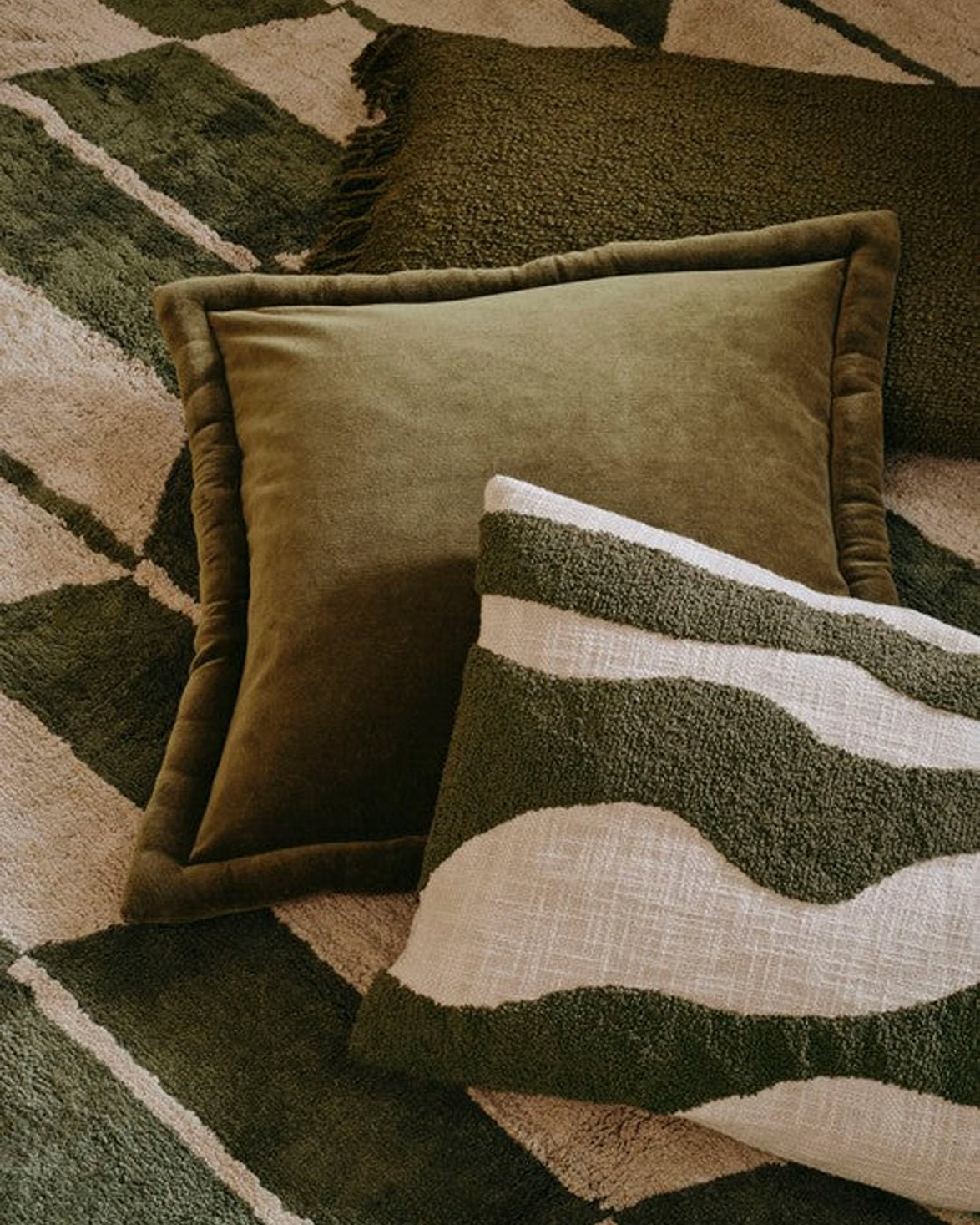 Marlie Cushion Cover	Winter Moss