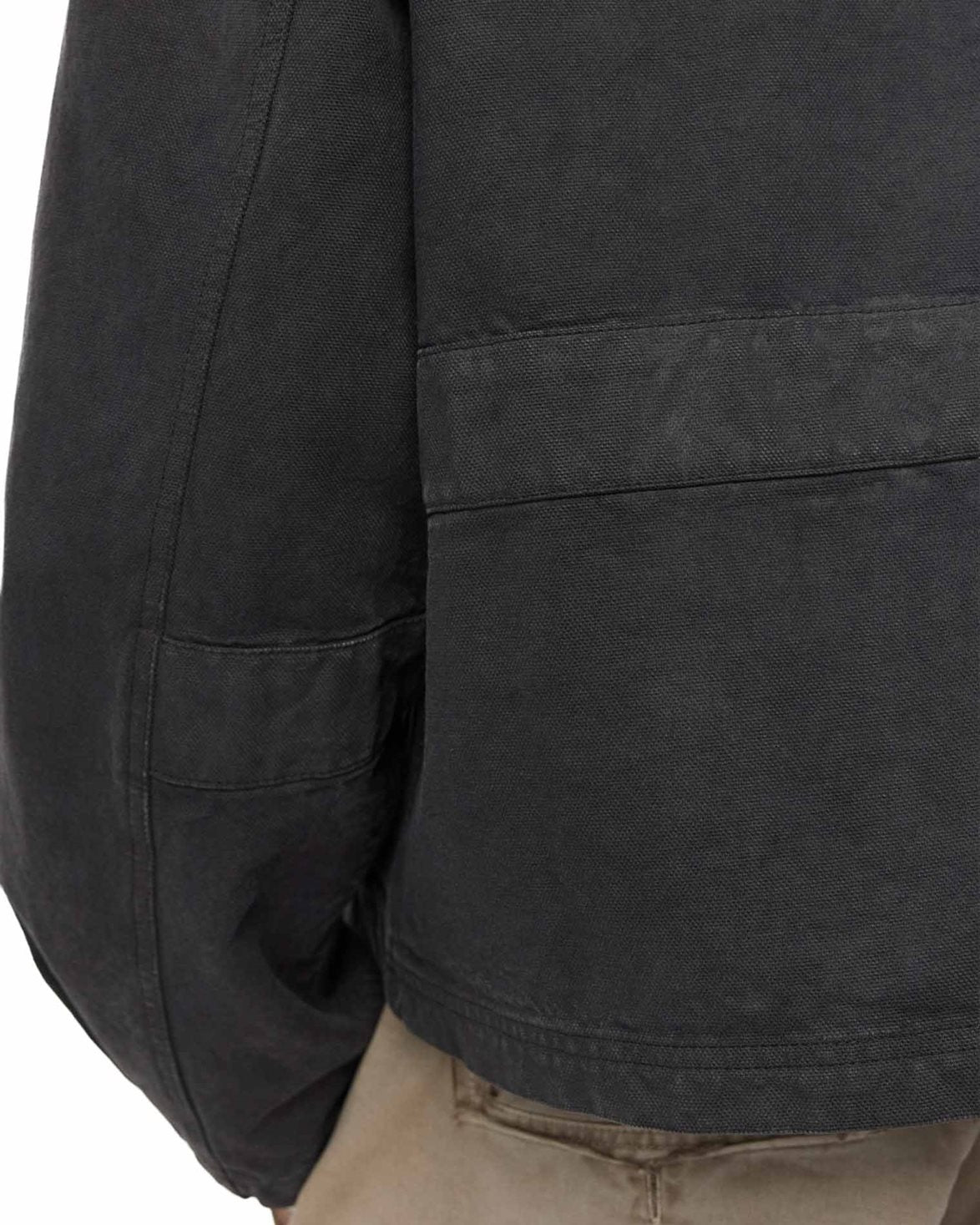 Courier Jacket Washed Grey Canvas
