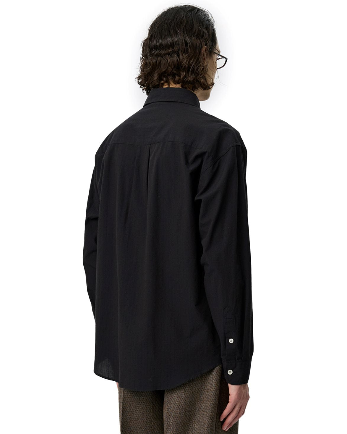 Executive Shirt Dark Brown Stripe