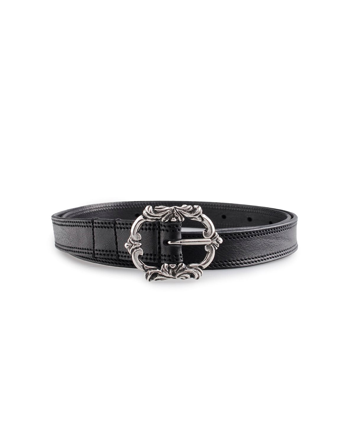 Ornate Western Belt Black