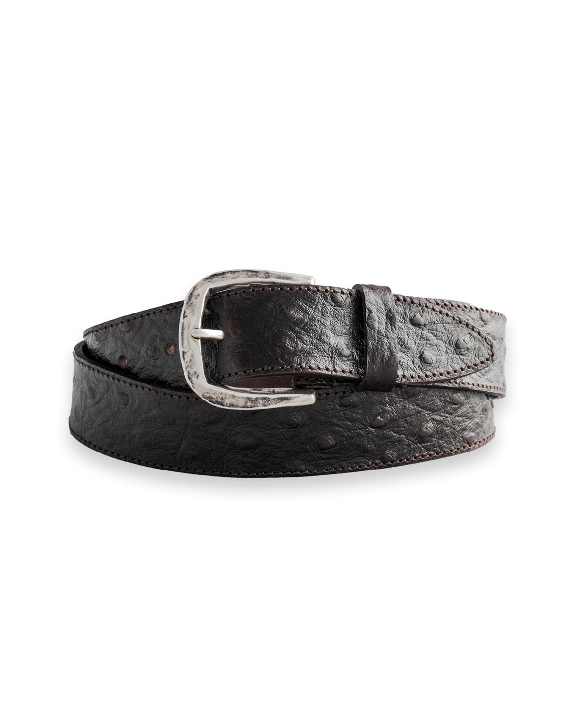 Ostrich Belt Brown