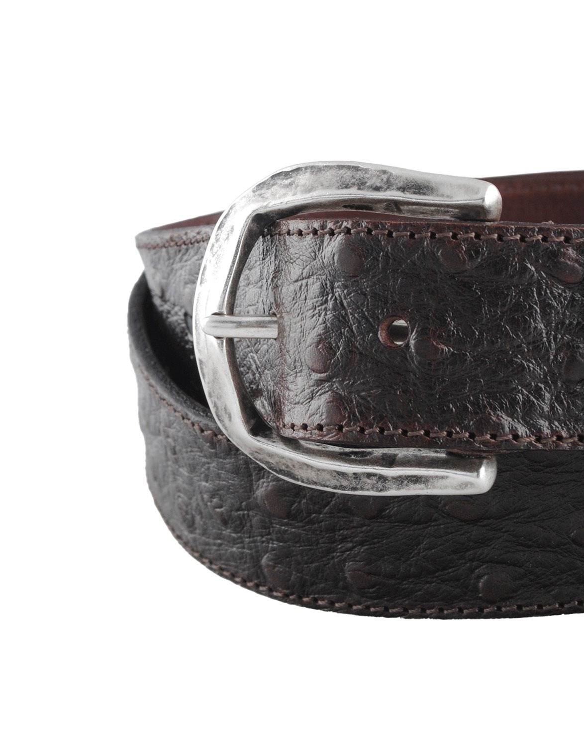 Ostrich Belt Brown
