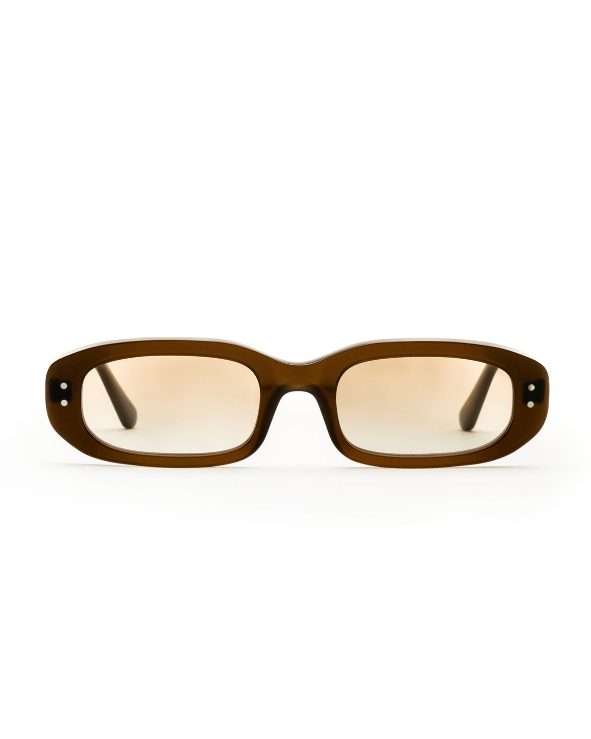 April Chocolate Brown Gradient Lens