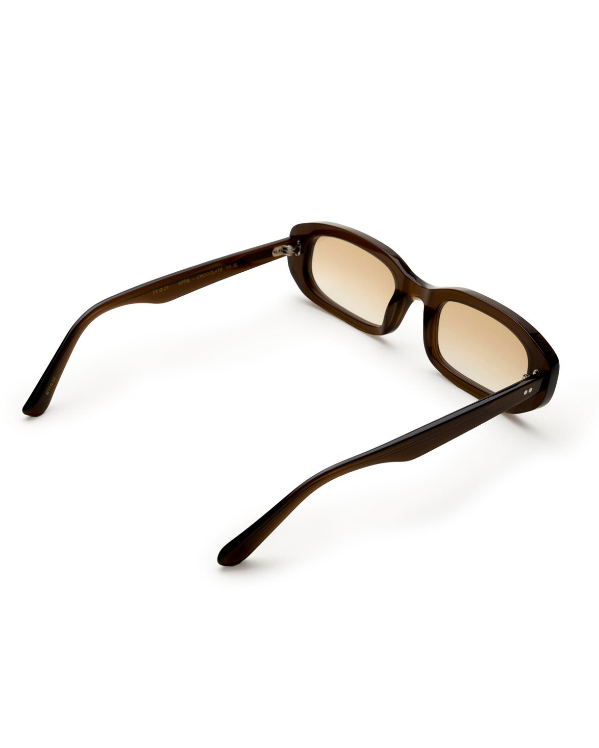 April Chocolate Brown Gradient Lens