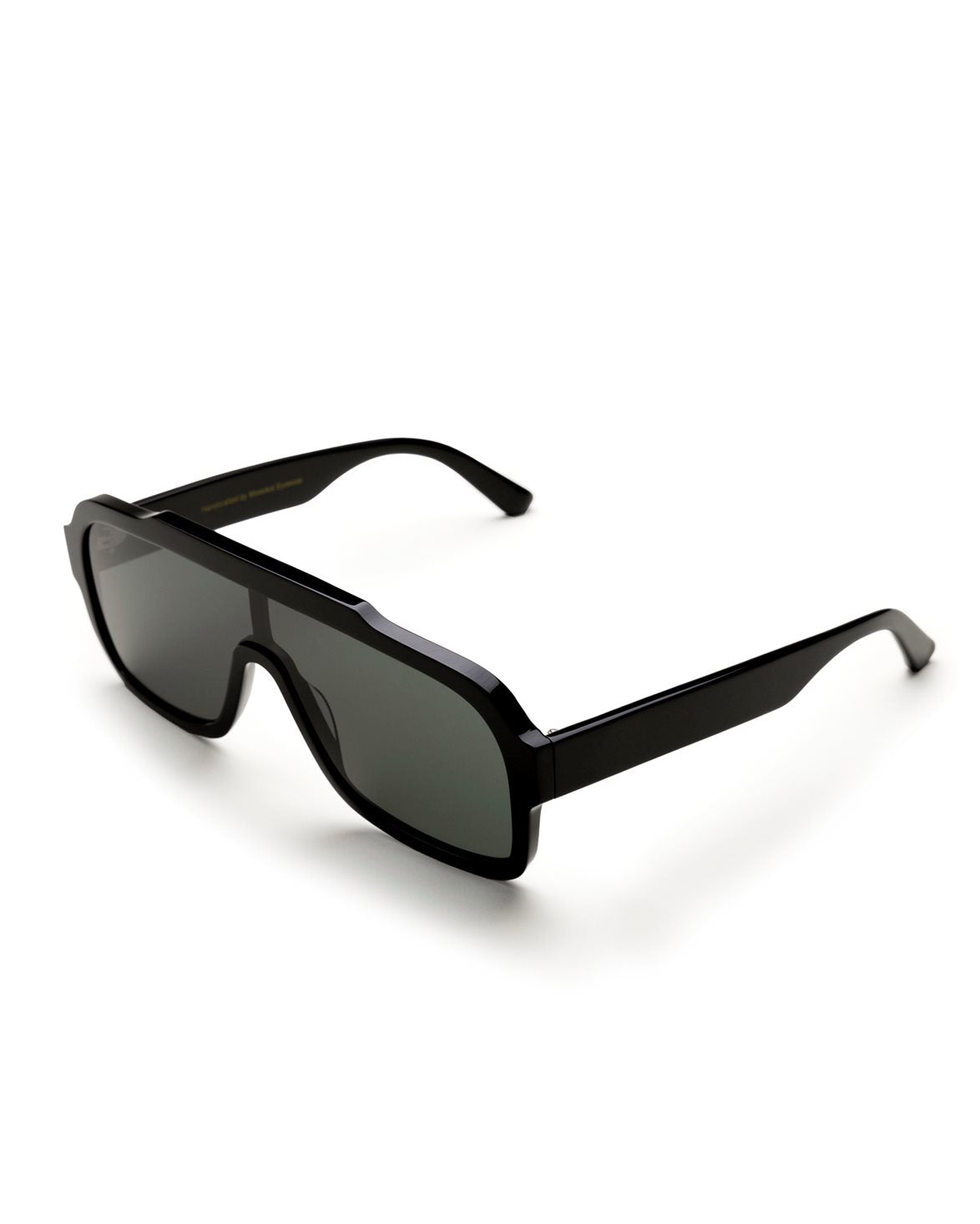 Aspen Black Green Solid Lens
