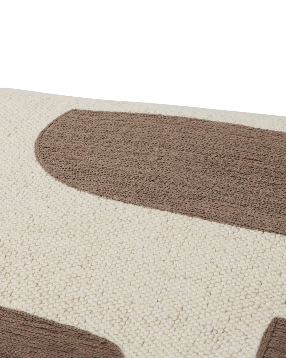 Mundo Poufs Kangaroo Brown/Light Beige