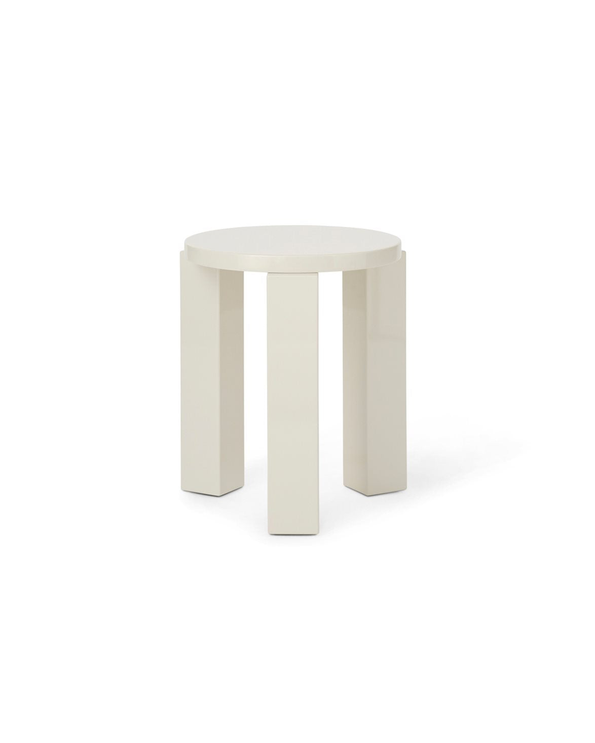 Atlas Round Stool Creme