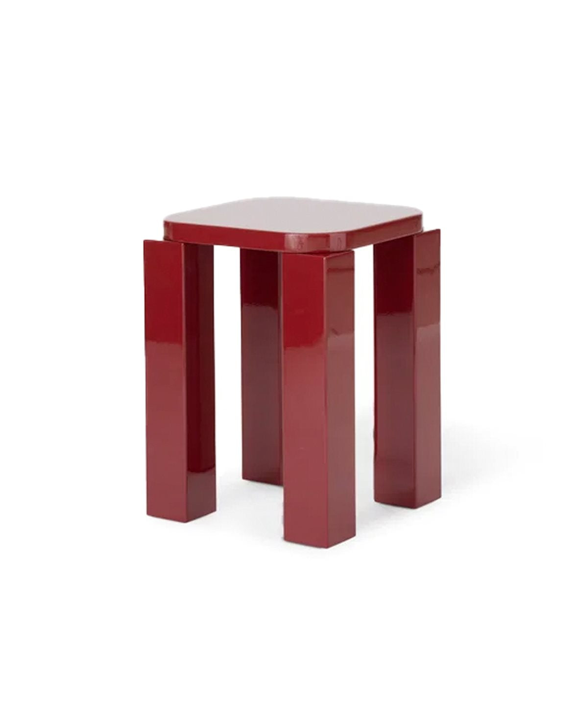 Atlas Stool Burgundy