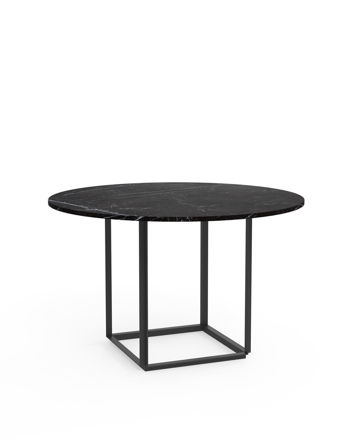 Florence Dining Table Ø120 Black Marquina