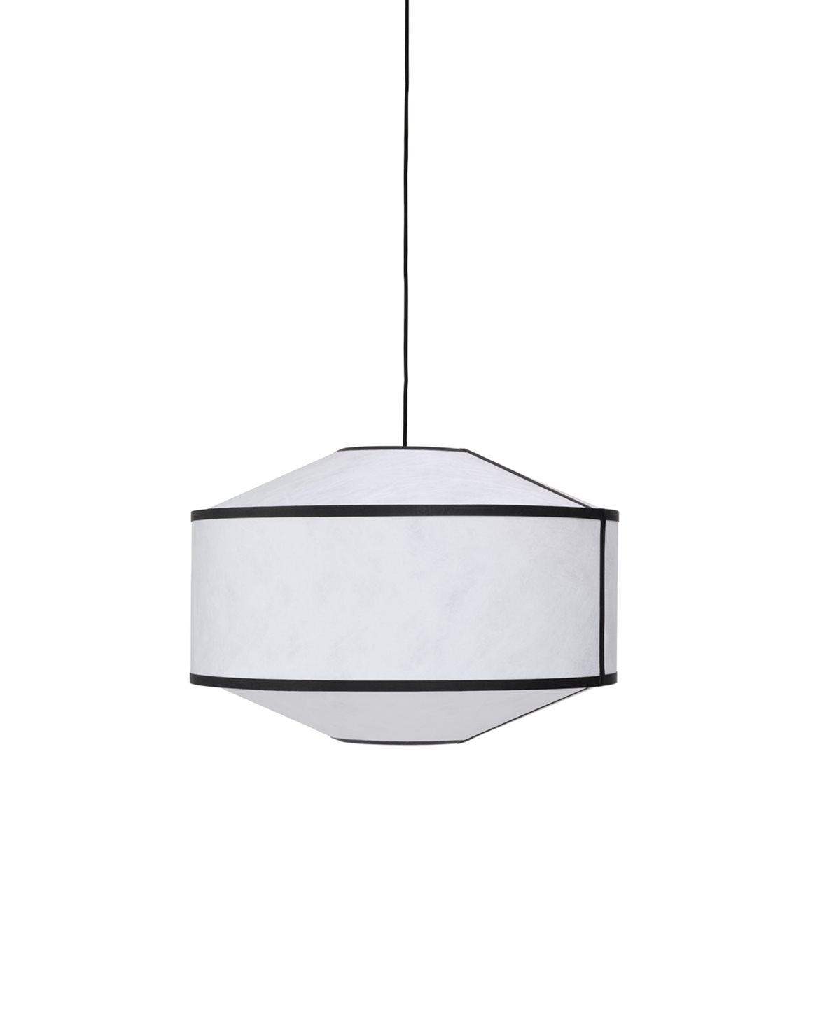 Kite Pendant Ø65 White/Black