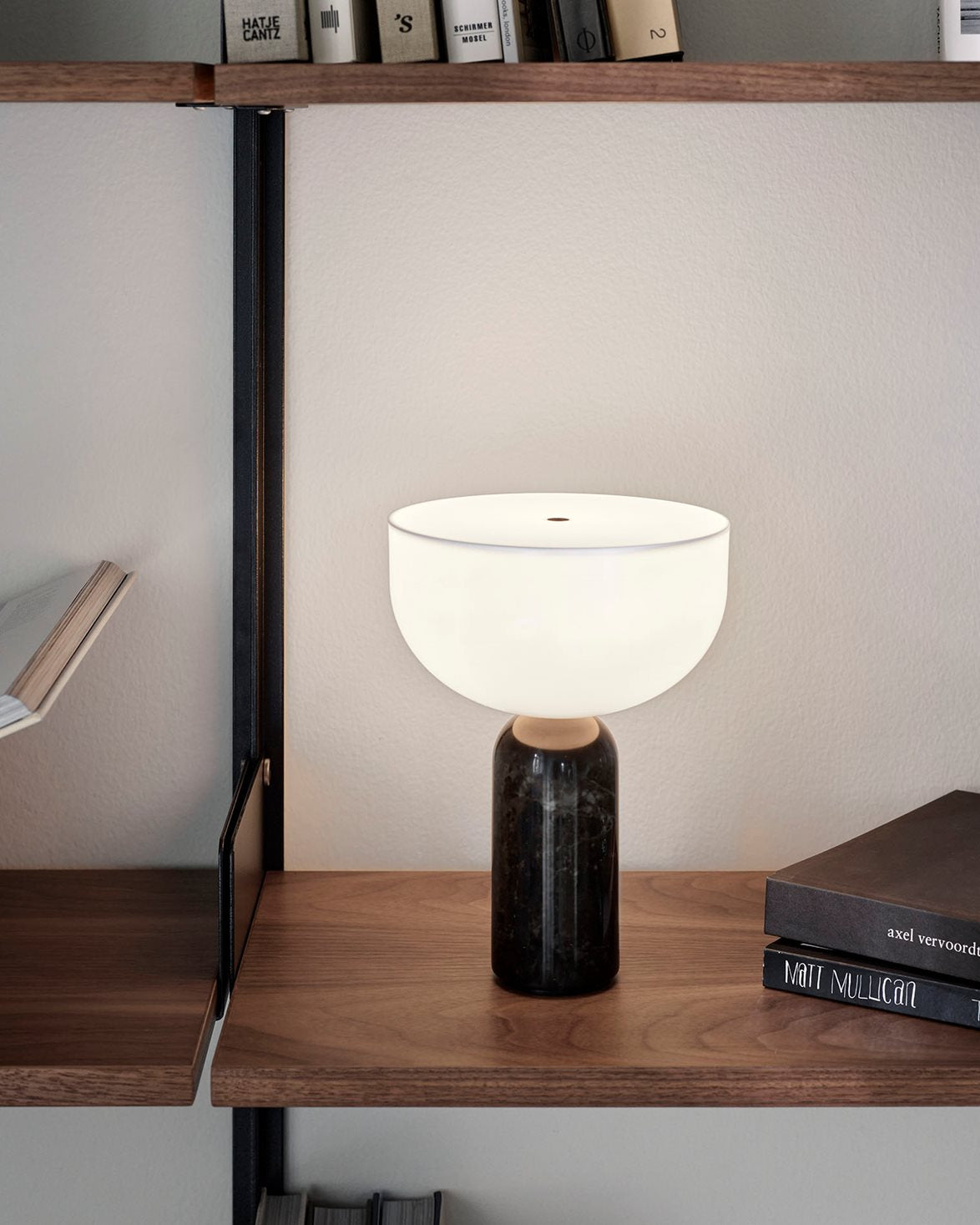 Kizu Portable Table Lamp Black Marble