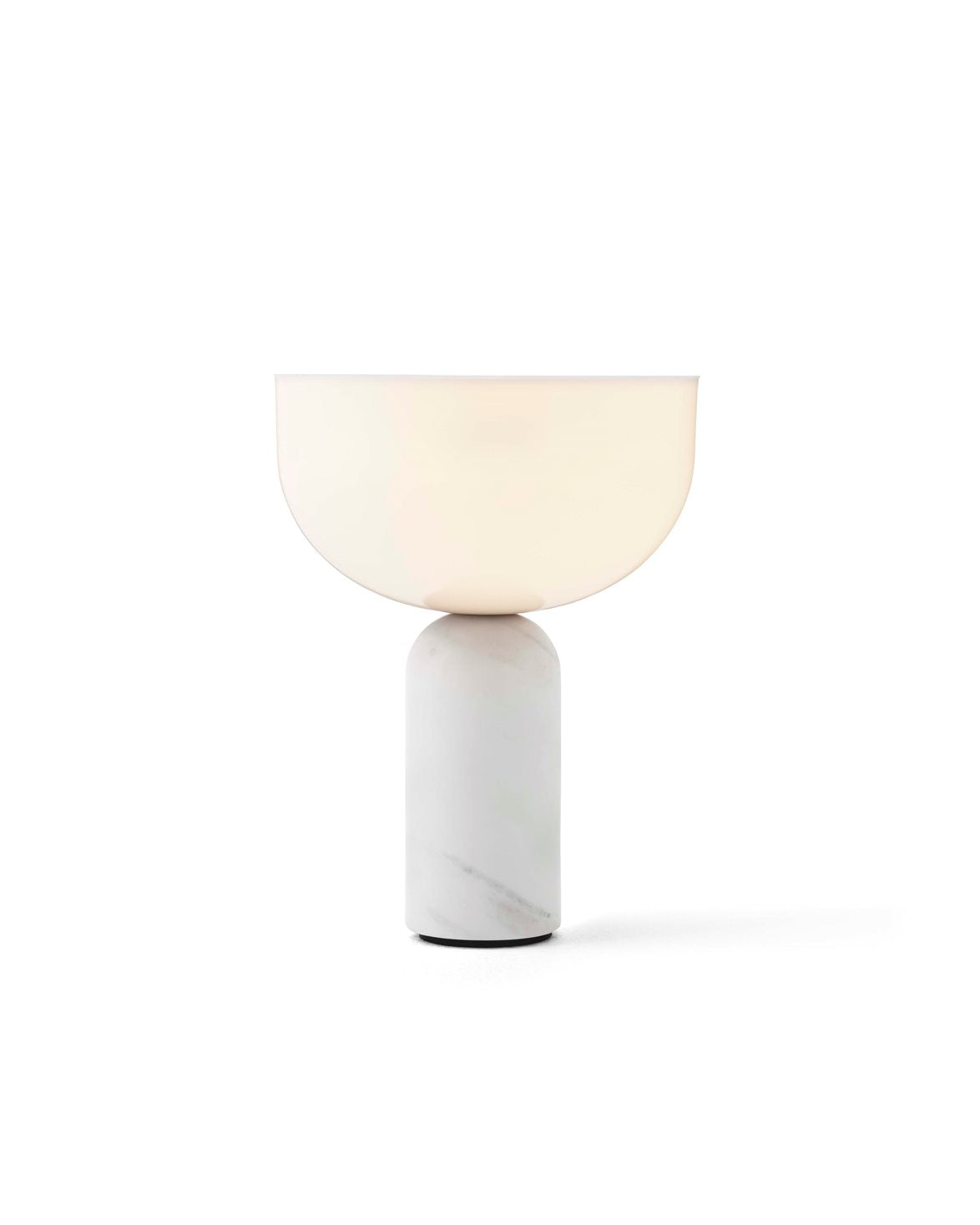 Kizu Portable Table Lamp White Marble