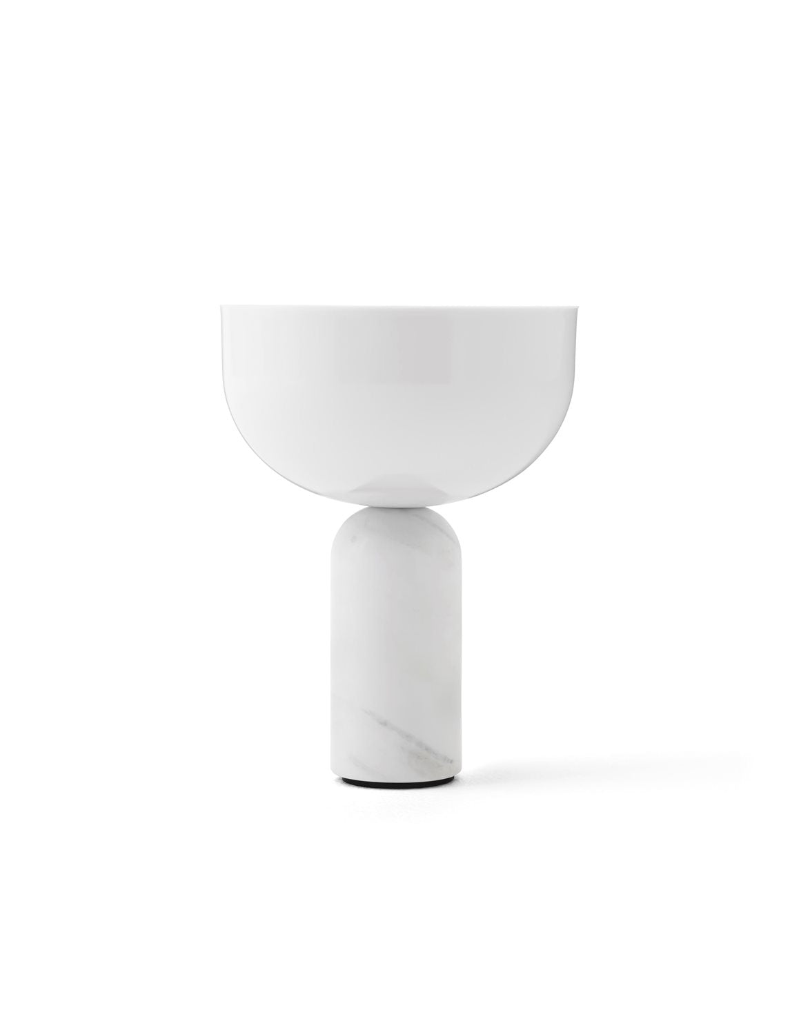 Kizu Portable Table Lamp White Marble