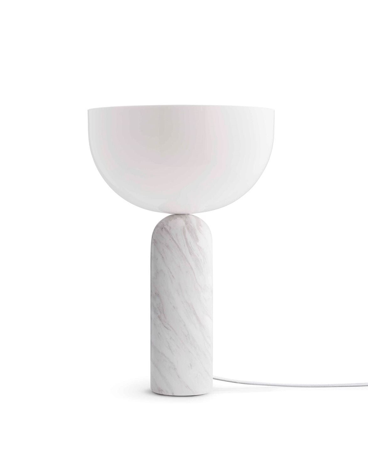 Kizu Table Lamp Large White Marble