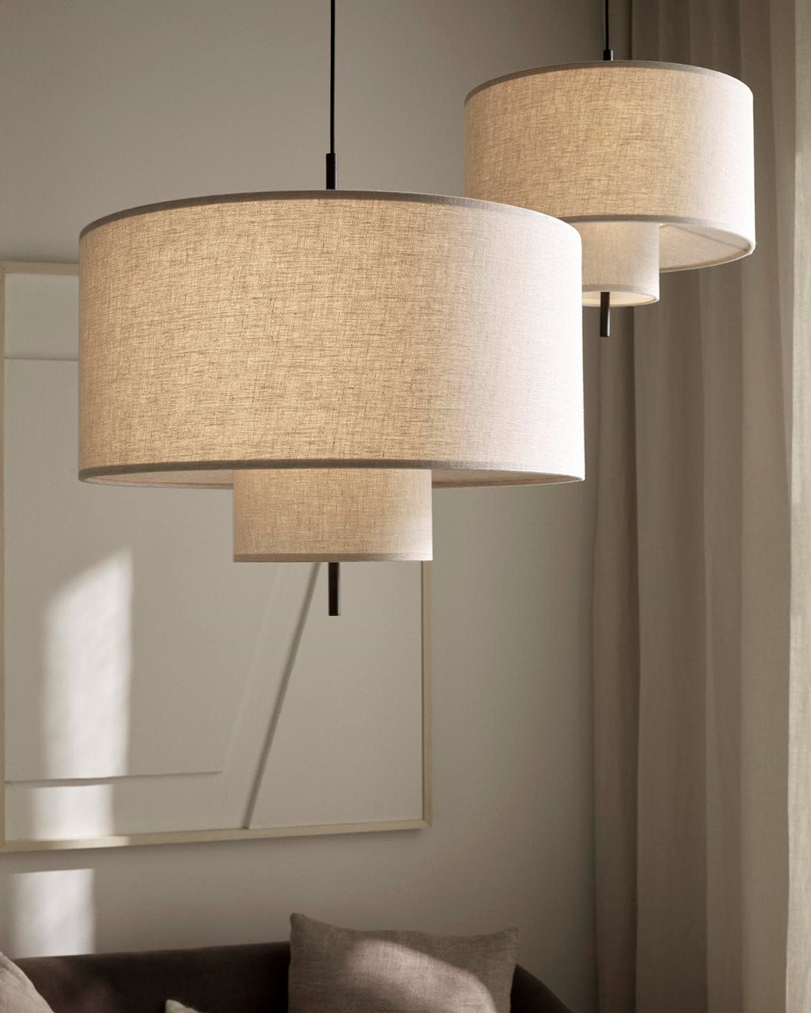 Margin Pendant Lamp Ø50 Cm Beige