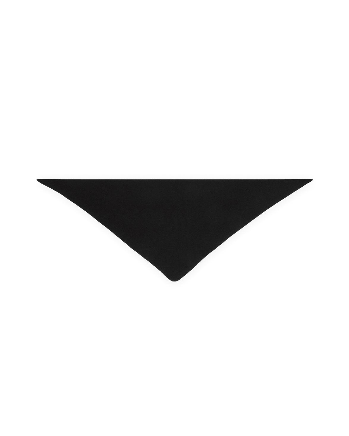 Triangle Wool Scarf Black