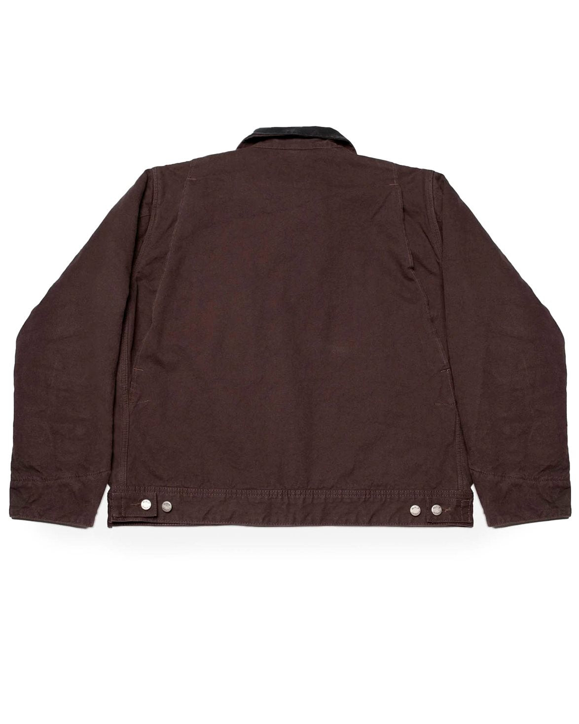 Blake Zip Jacket Duck Canvas Dark Brown