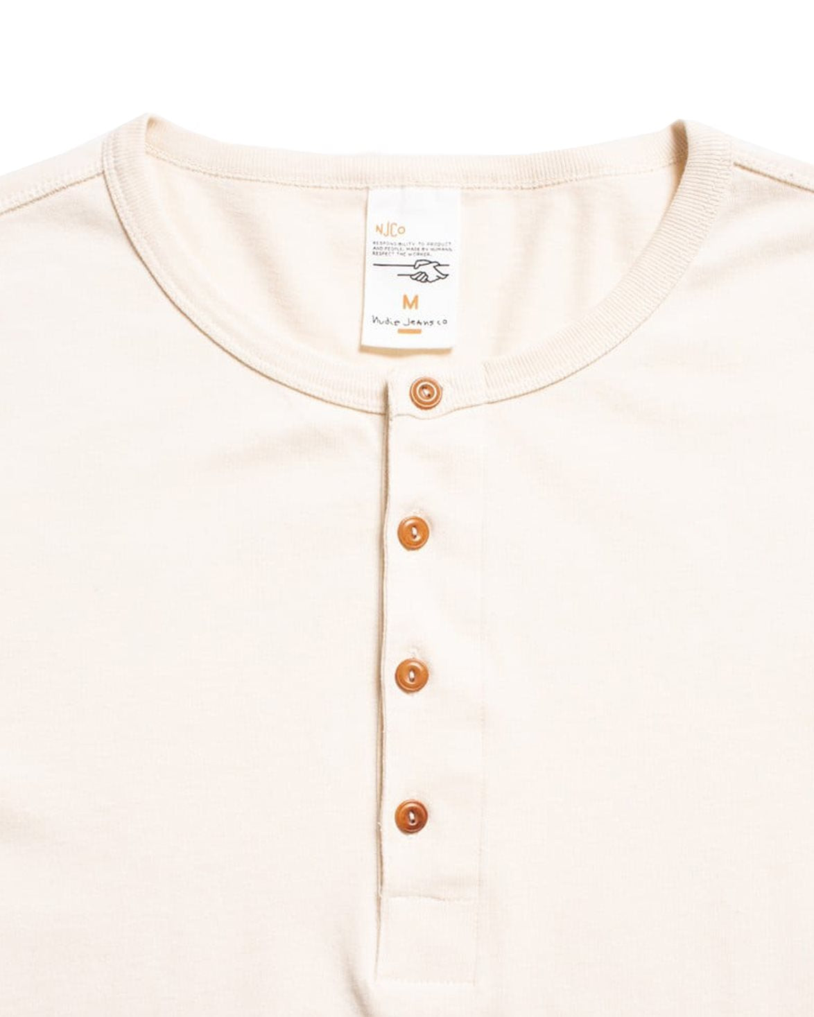 LS Henley Shirt Ecru