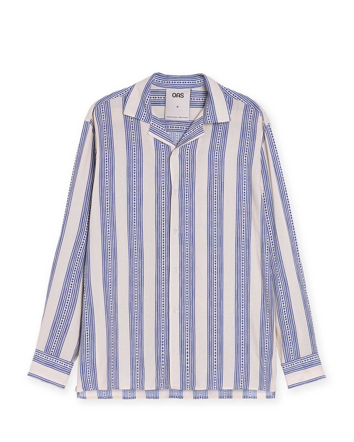 Havana Viscose Long Sleeve Blue