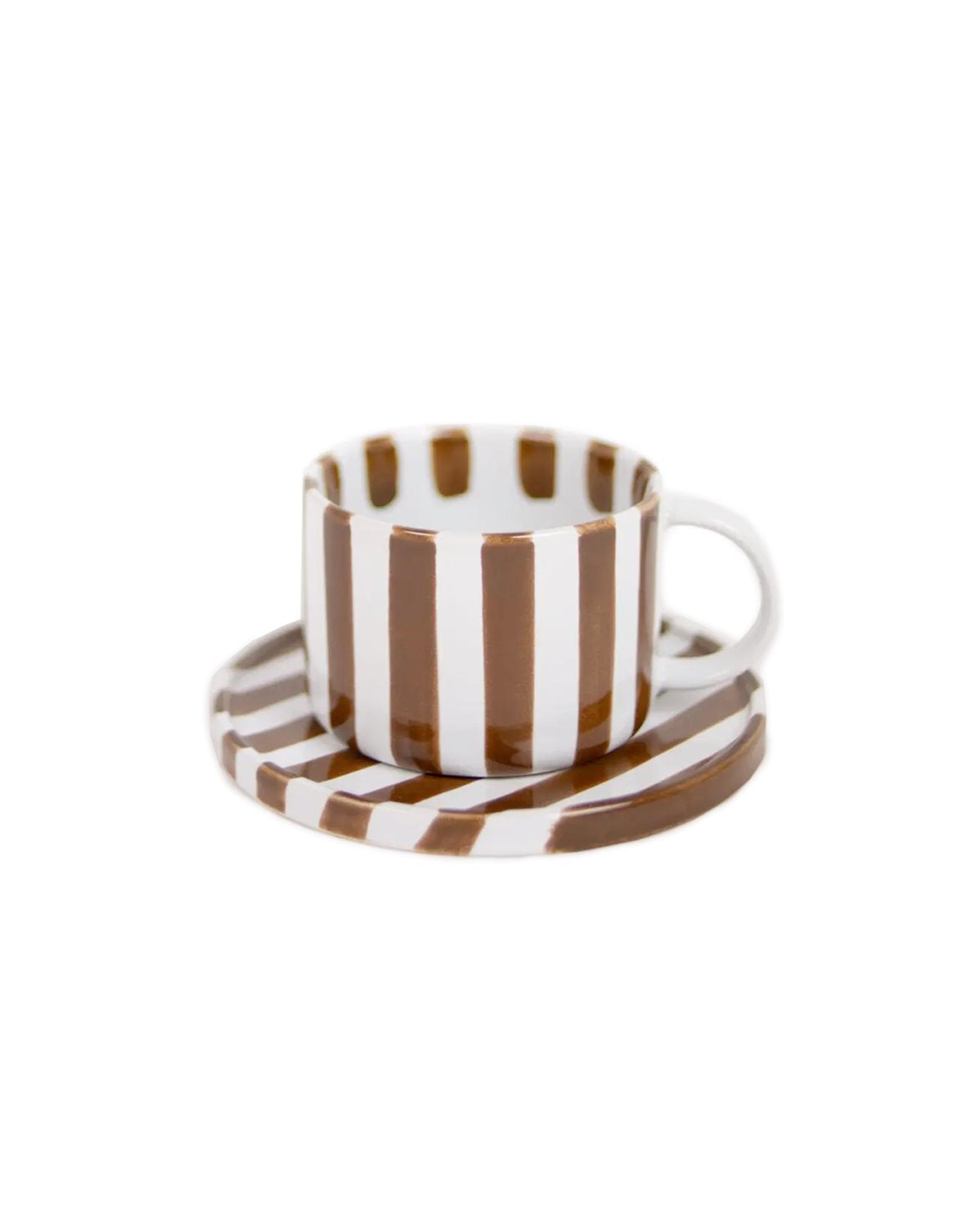 Monica Cup & Saucer Brown