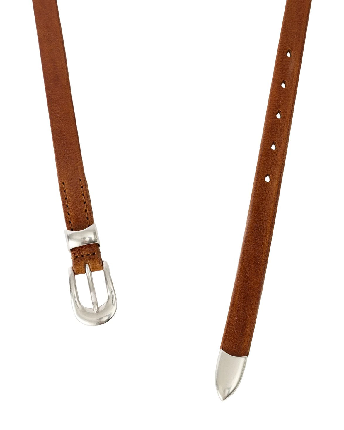 2 Cm Belt Cognac Leather