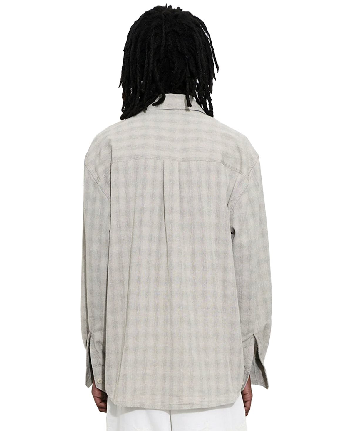 Above Shirt Sage Trail Check Dryline Weave