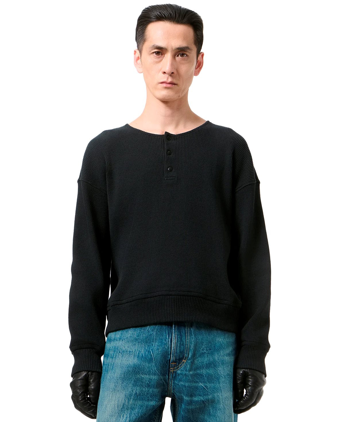 Ballon Sweatshirt Furnace Black Beefy Rib